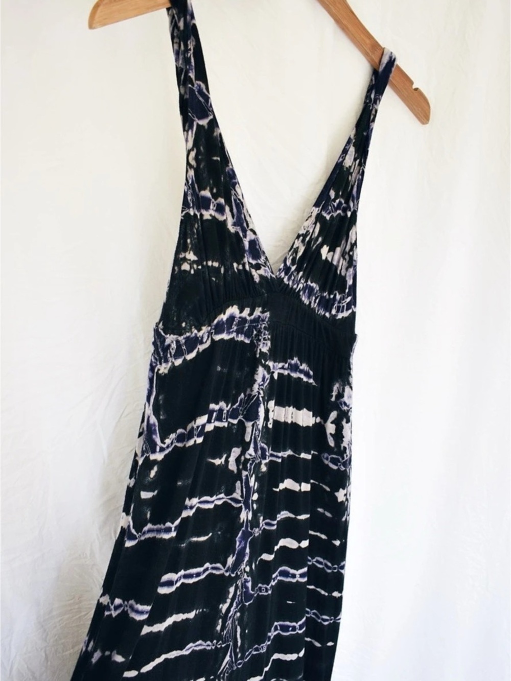 Gypsy 05 Boho Tie Dye Asymmetrical Maxi Dress | Size M